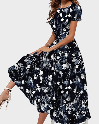 Paige | Women's Floral Dress with Crew Neck