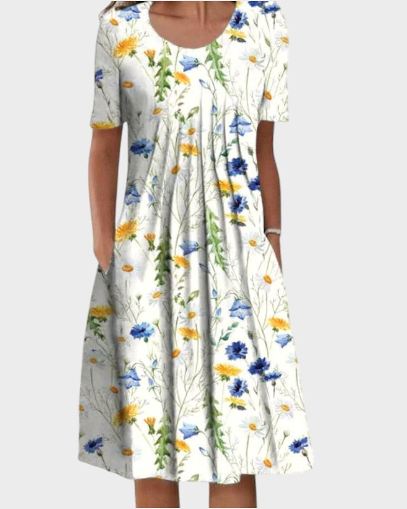 Agnes | Women's Floral Midi Dress