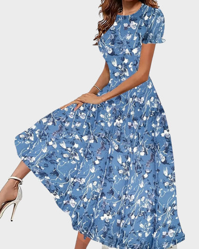 Paige | Women's Floral Dress with Crew Neck