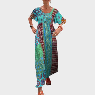 Cecelia | Paisley Print Maxi Dress