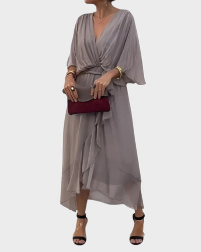 Livia | Elegant Wrap Midi Dress