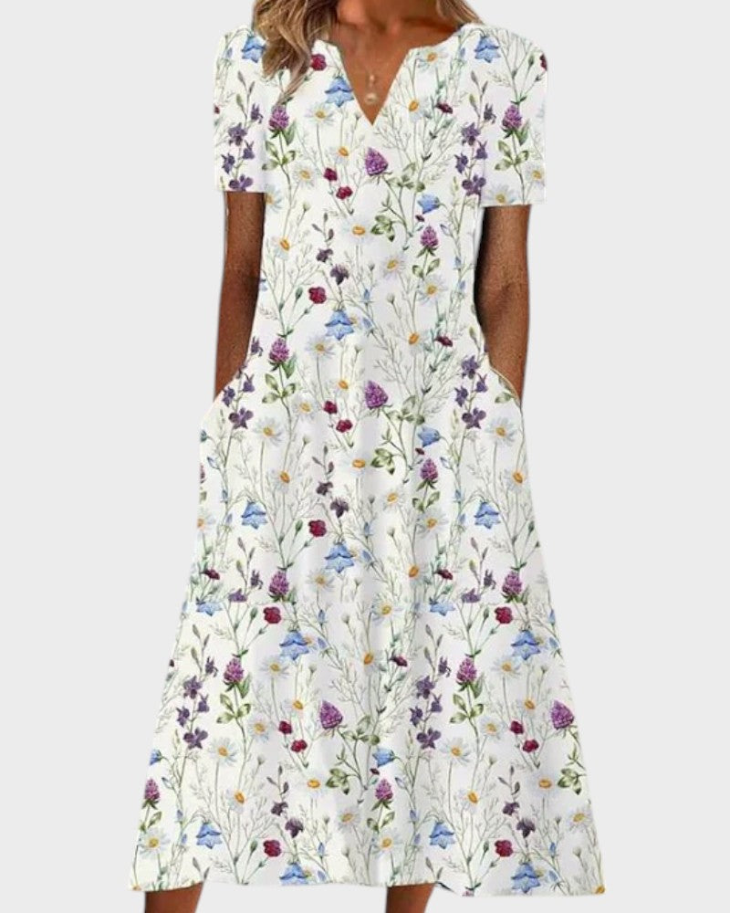 Miranda | Floral Midi Dress