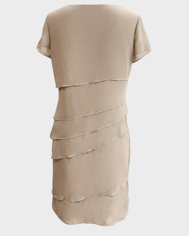 Isabella | Elegant Layered Midi Dress