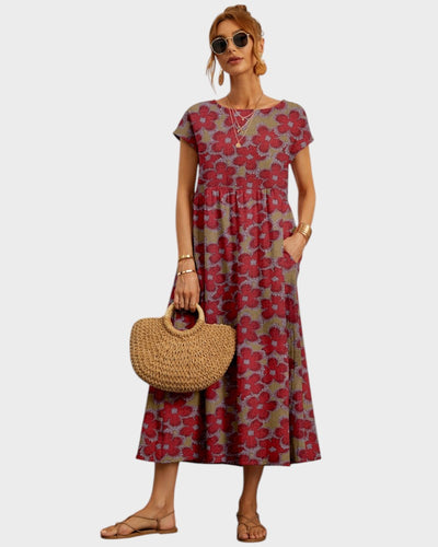 Ellen | Women's Floral Midi Dress