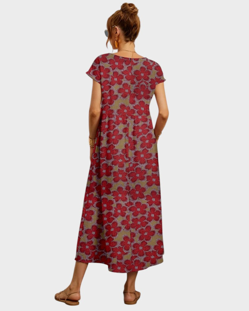 Ellen | Women's Floral Midi Dress