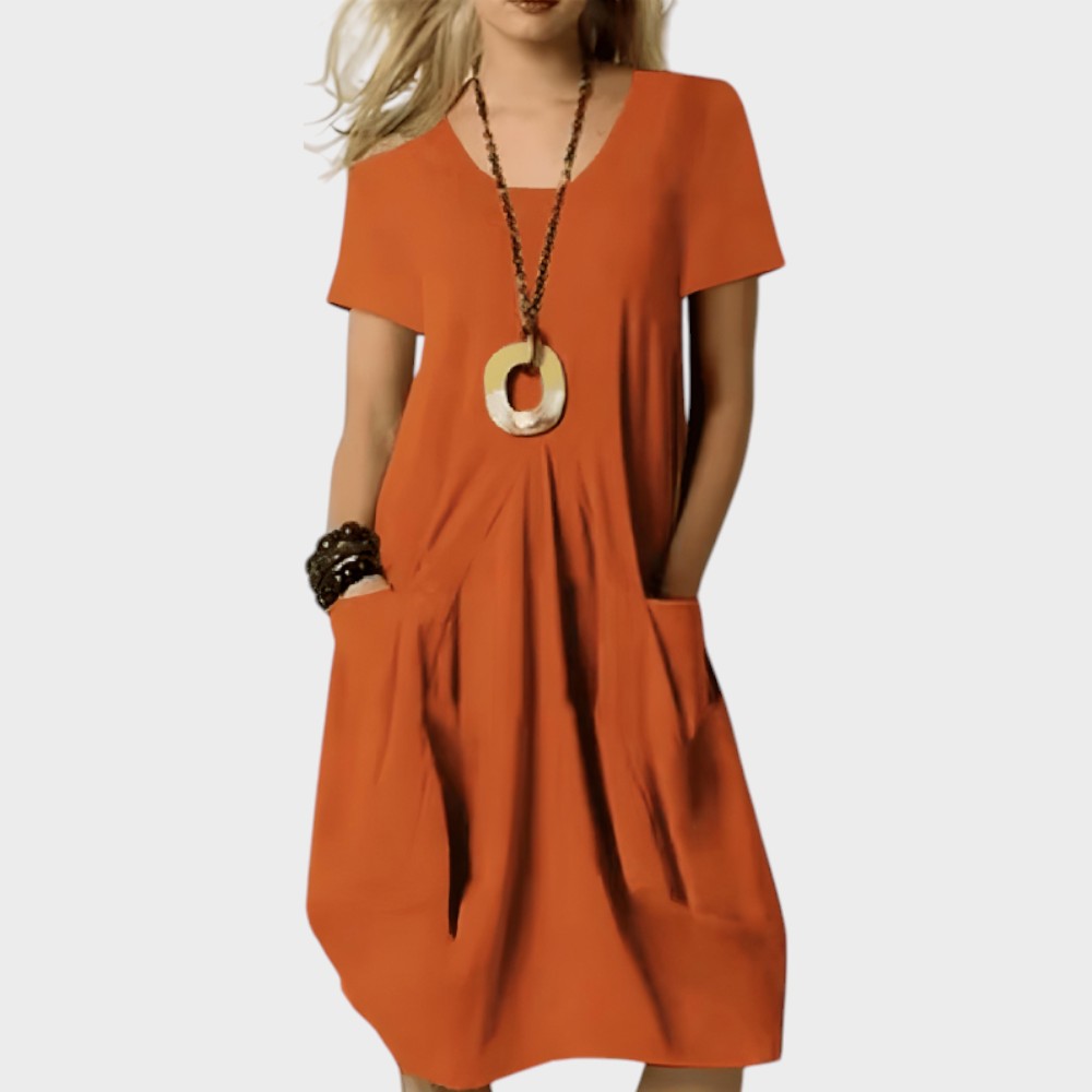 Adelaide | Elegant Flowing Midi Dress