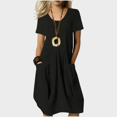 Adelaide | Elegant Flowing Midi Dress